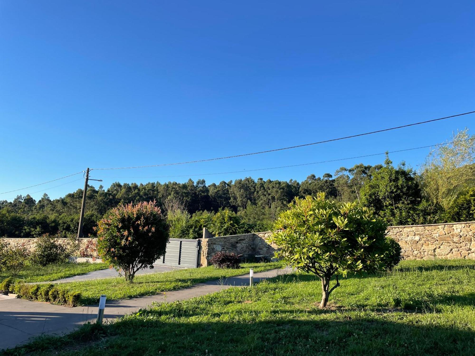Casa Vanguardista En El Campo Cerca De Santiago Pontevedra Eksteriør bilde