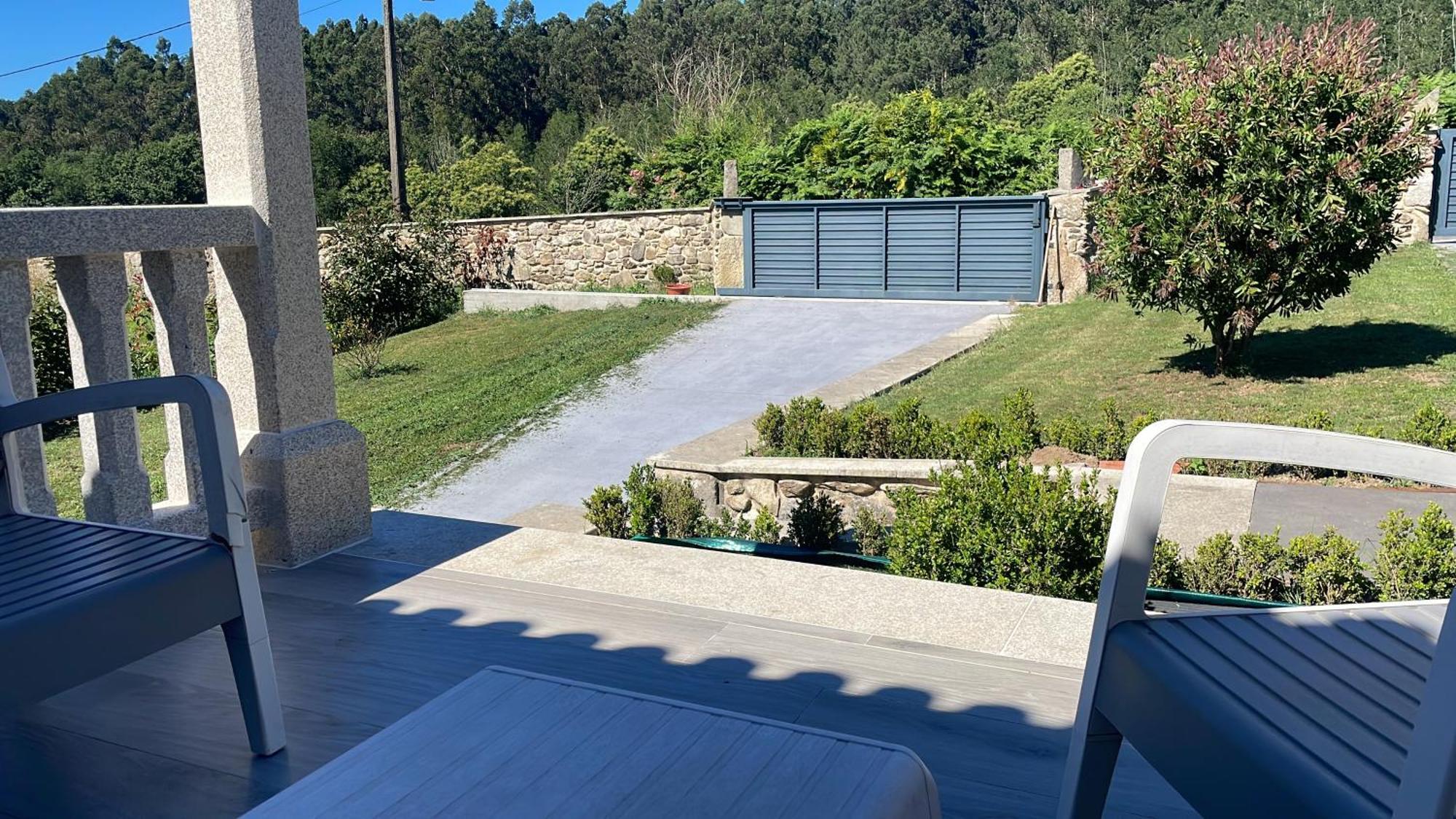 Casa Vanguardista En El Campo Cerca De Santiago Pontevedra Eksteriør bilde